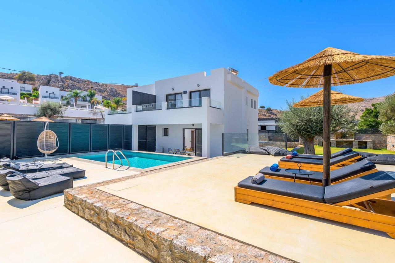 Lambis Harmonia Villa Líndos Buitenkant foto